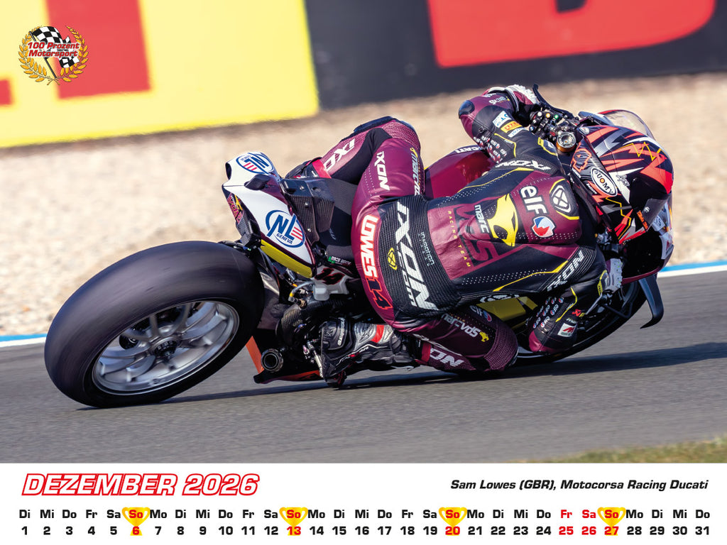 Superbike WM Kalender 2026