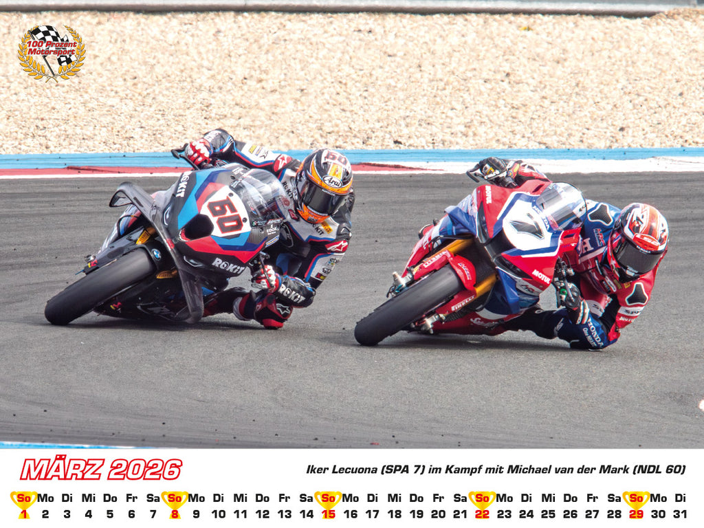Superbike WM Kalender 2026