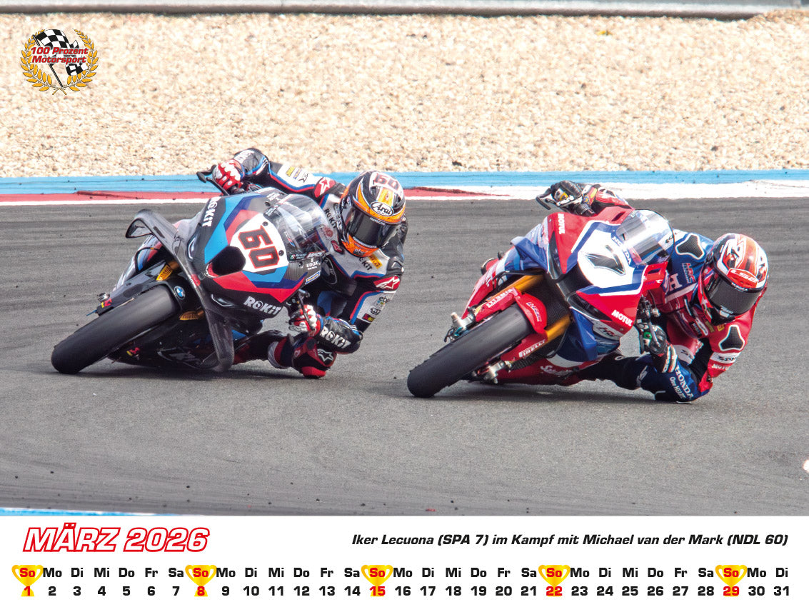 Superbike WM Kalender 2026