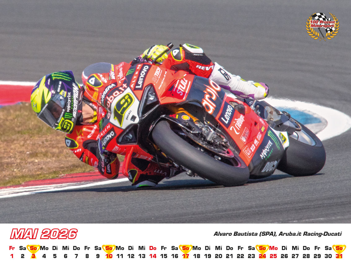 Superbike WM Kalender 2026