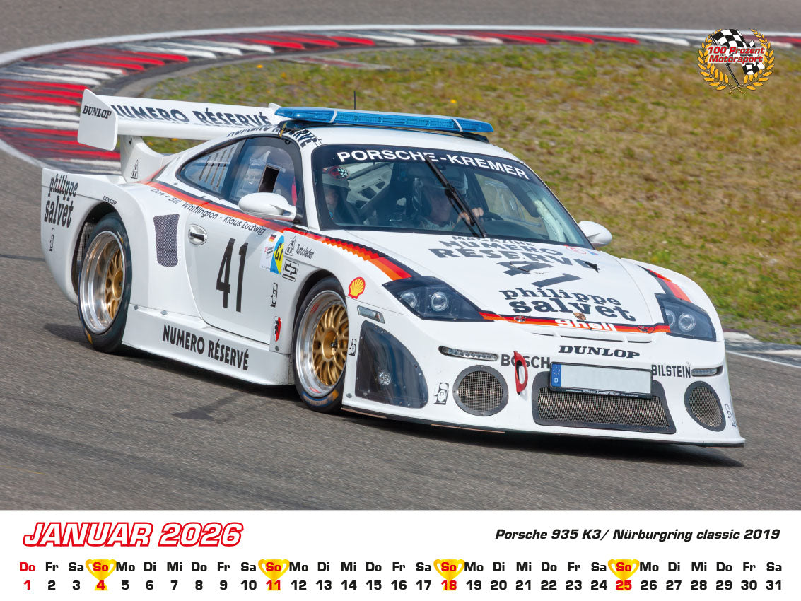 Porsche im Rennsport Kalender 2026