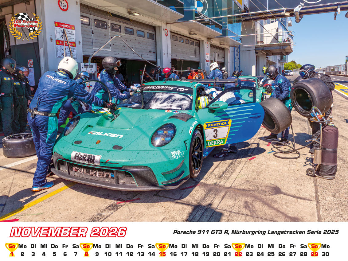 Porsche im Rennsport Kalender 2026