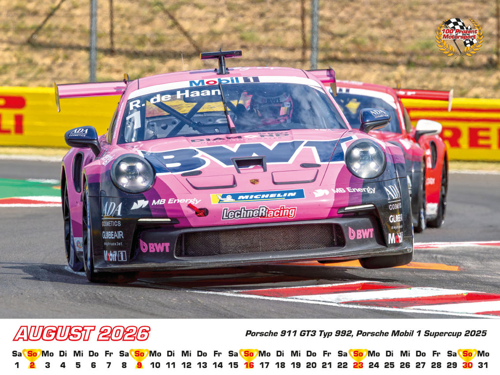 Porsche im Rennsport Kalender 2026
