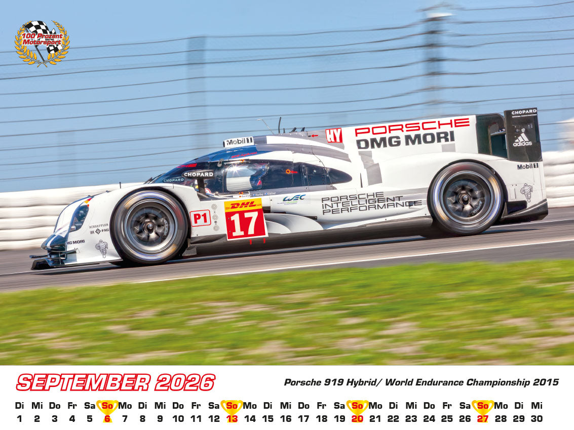 Porsche im Rennsport Kalender 2026