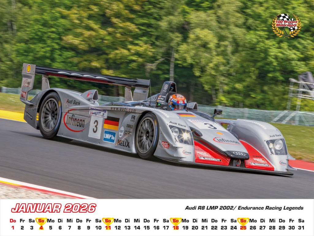 Audi im Rennsport Kalender 2026