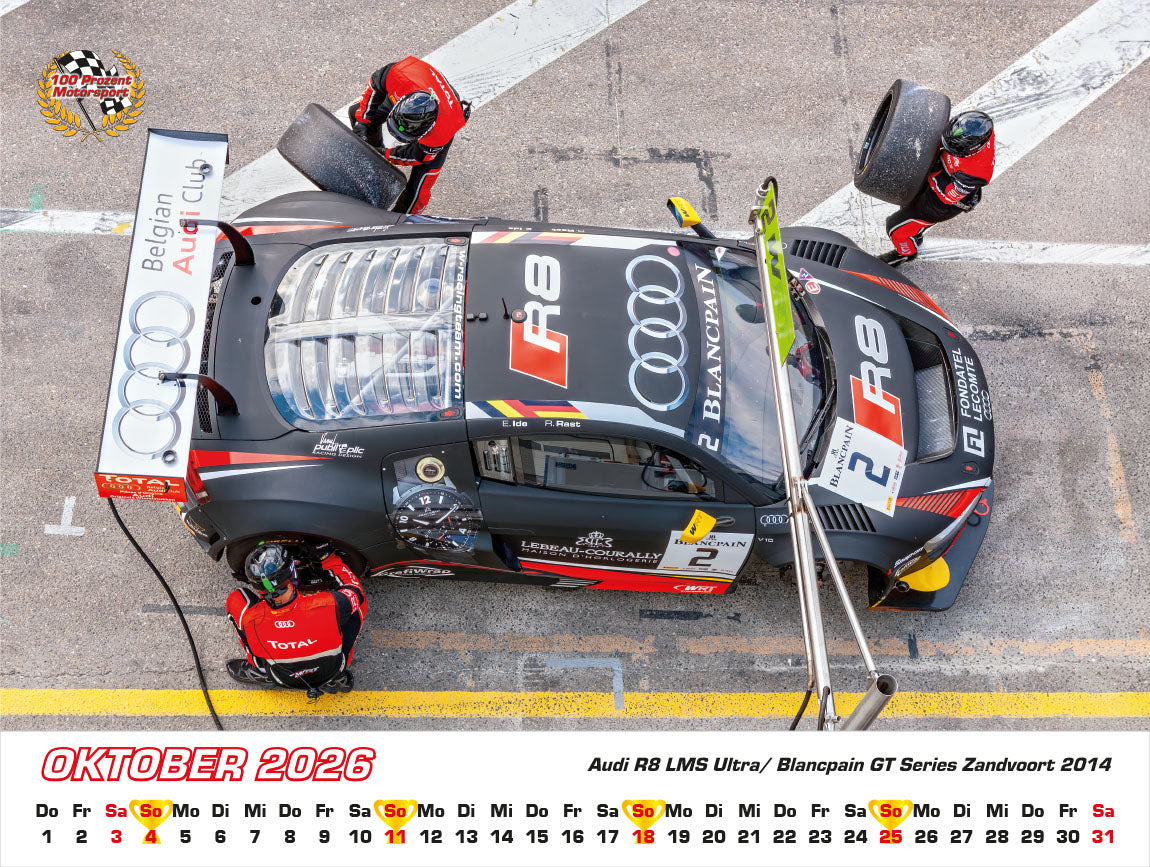 Audi im Rennsport Kalender 2026