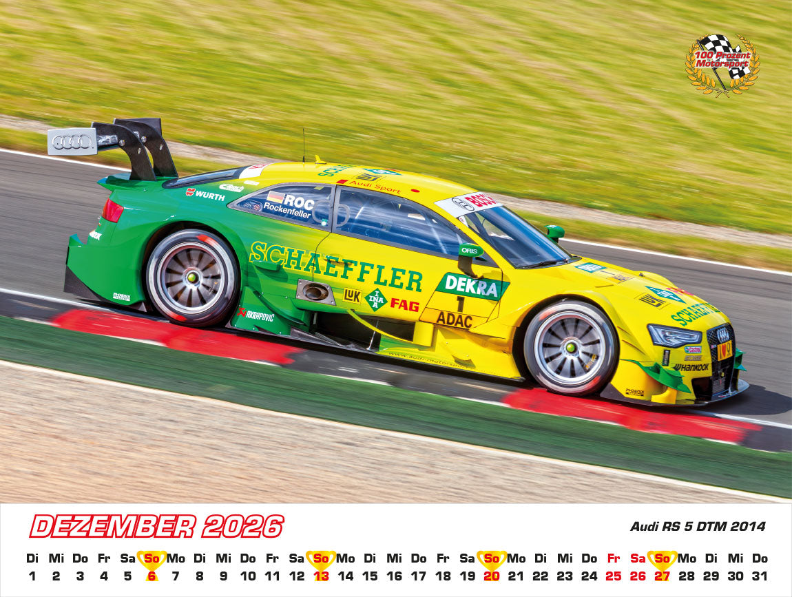 Audi im Rennsport Kalender 2026