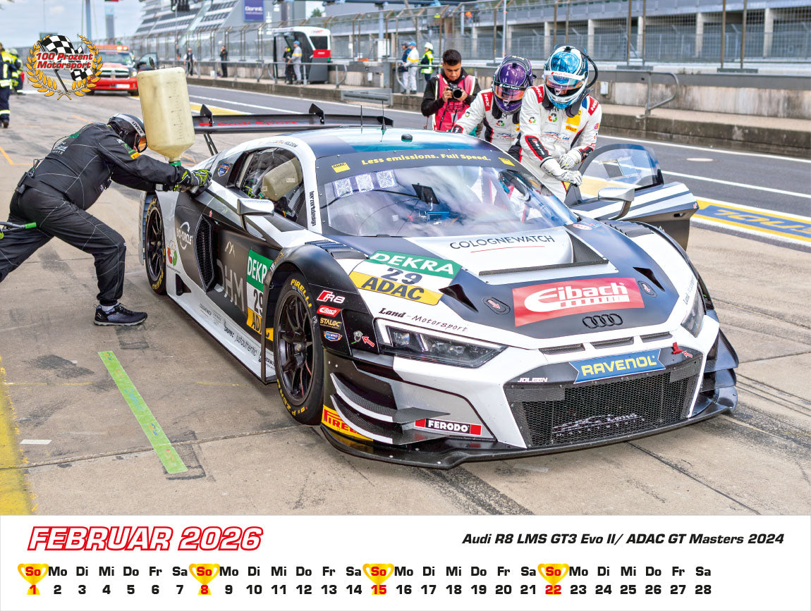 Audi im Rennsport Kalender 2026