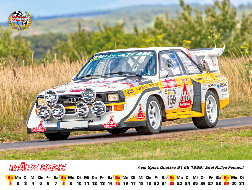 Audi im Rennsport Kalender 2026