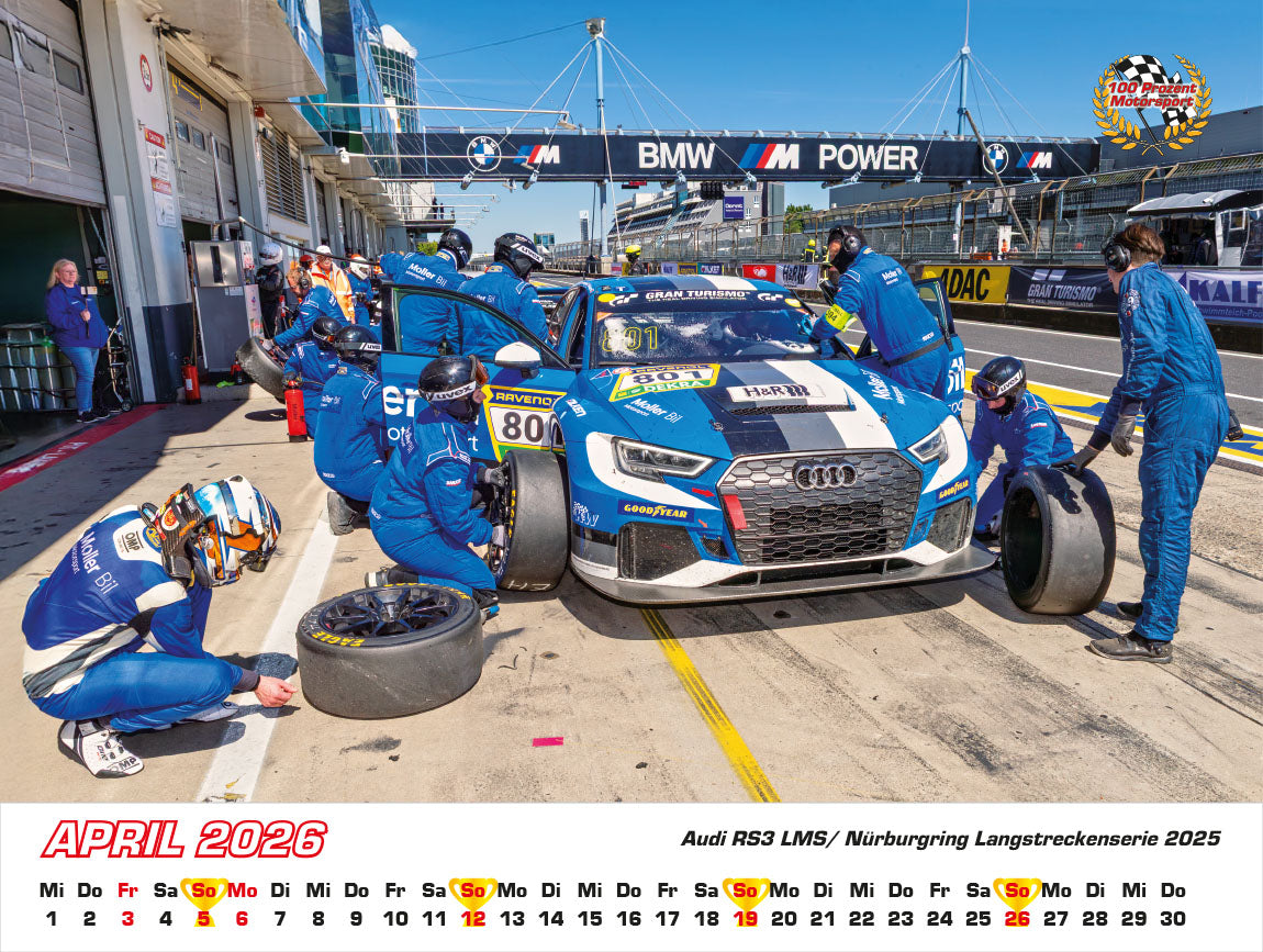 Audi im Rennsport Kalender 2026