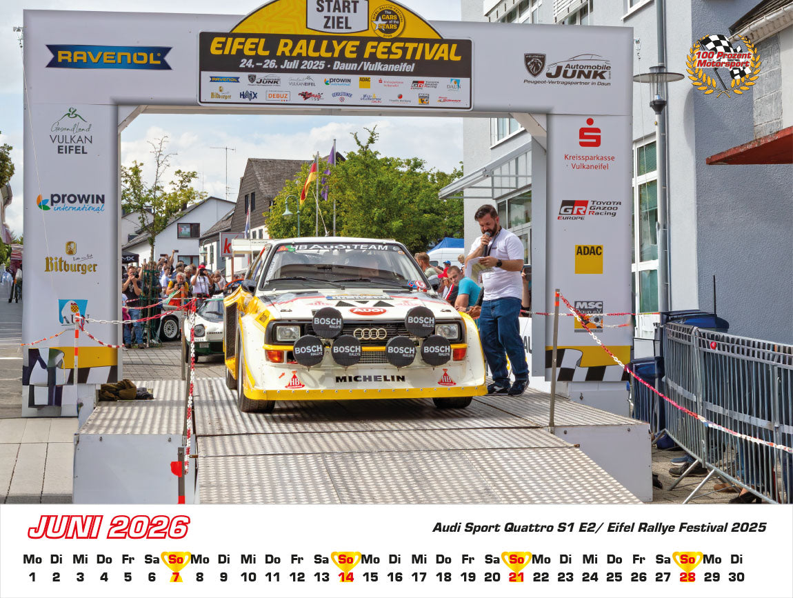 Audi im Rennsport Kalender 2026