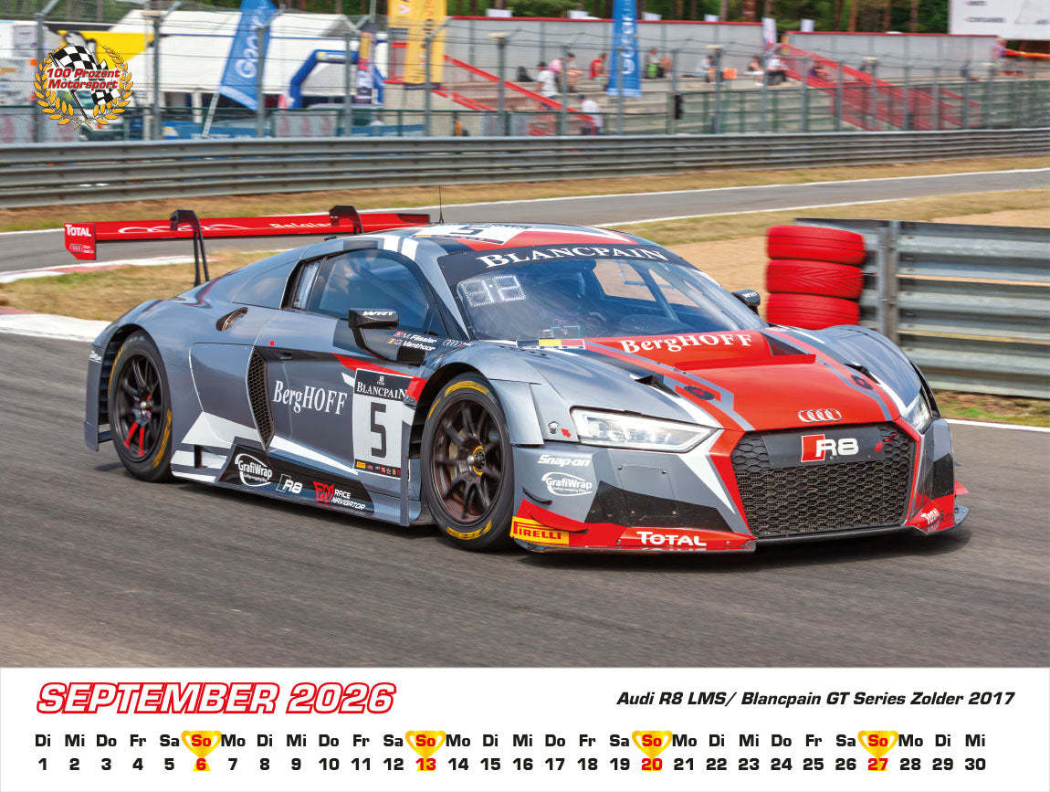 Audi im Rennsport Kalender 2026