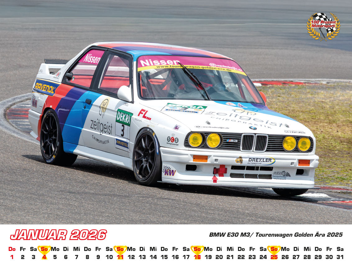 BMW im Rennsport Kalender 2026