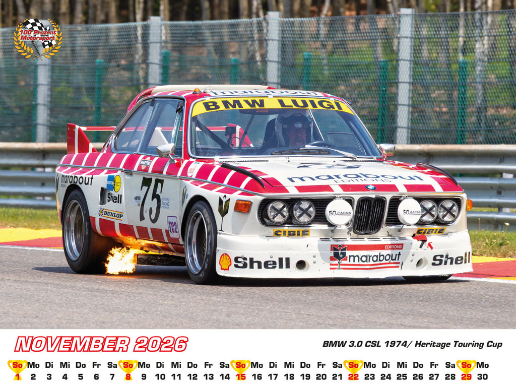 BMW im Rennsport Kalender 2026