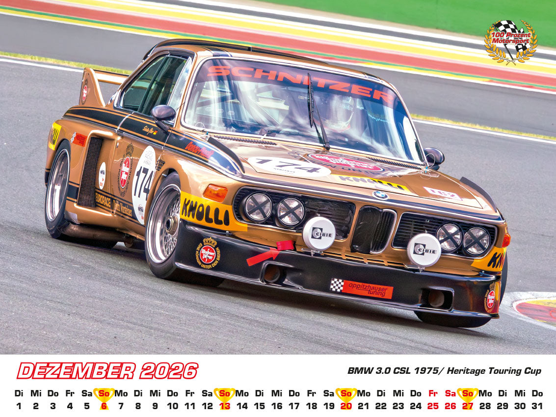 BMW im Rennsport Kalender 2026