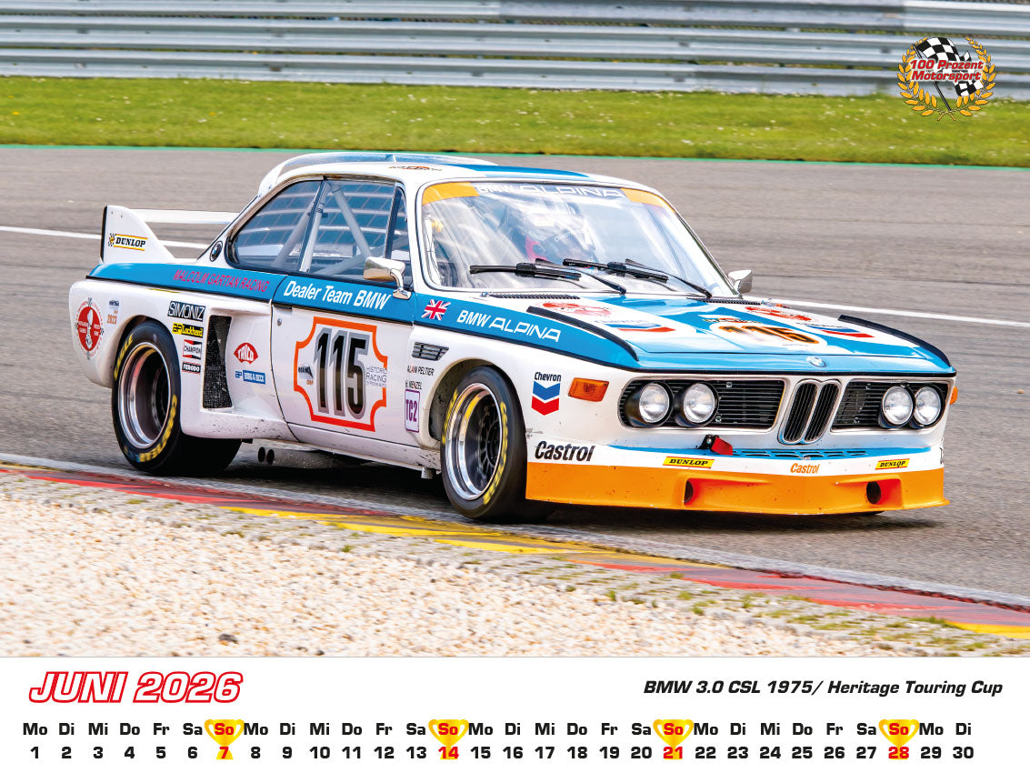BMW im Rennsport Kalender 2026