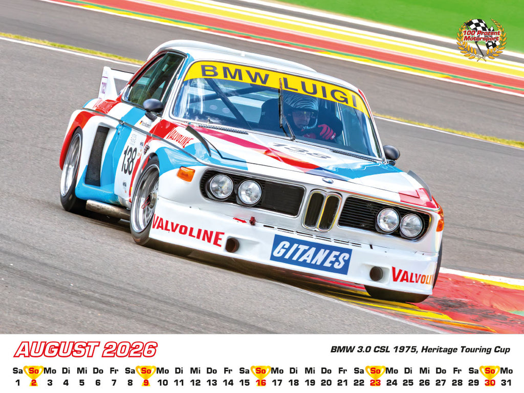 BMW im Rennsport Kalender 2026