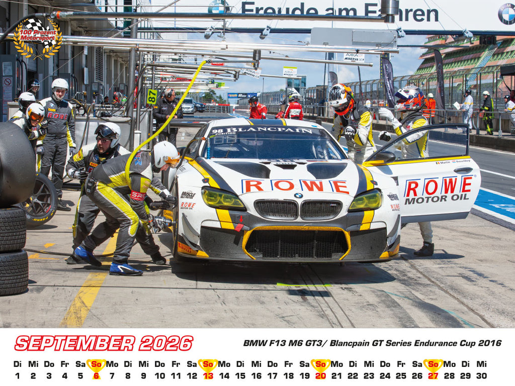 BMW im Rennsport Kalender 2026