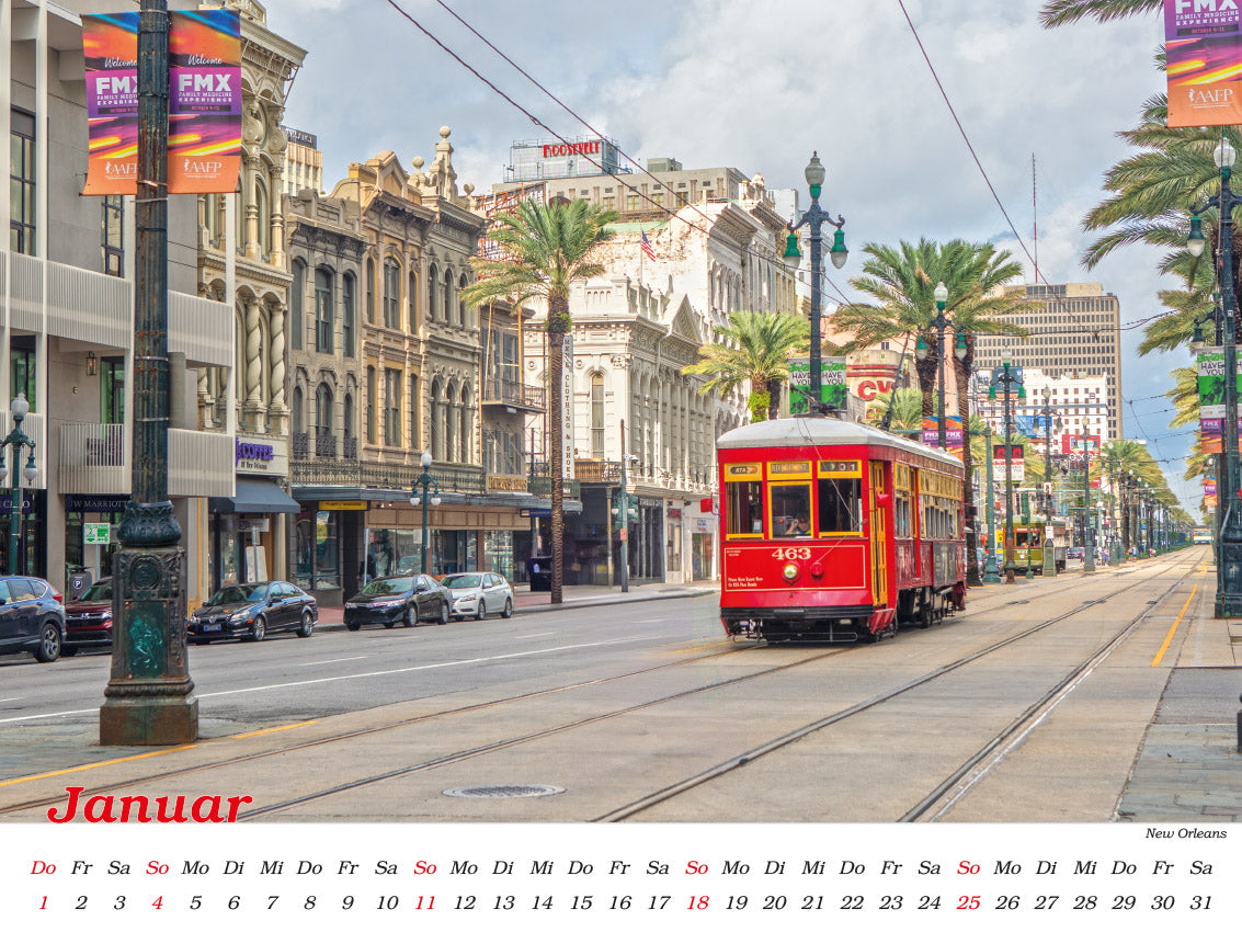 American Cities Kalender 2026