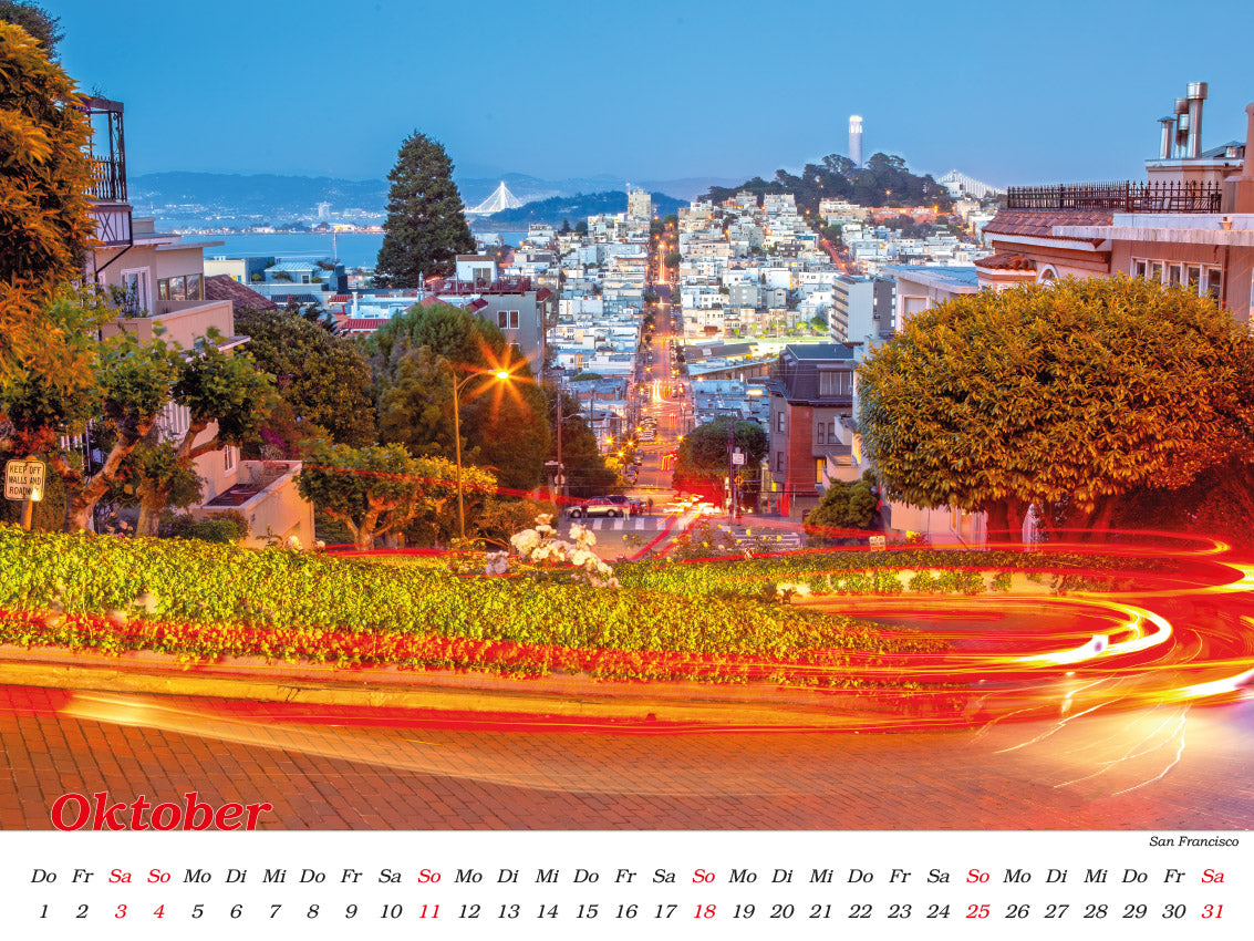 American Cities Kalender 2026
