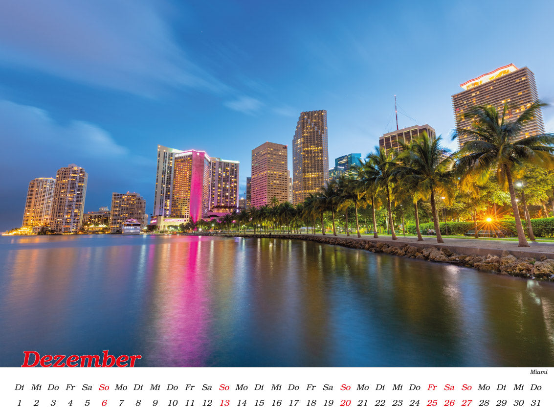 American Cities Kalender 2026