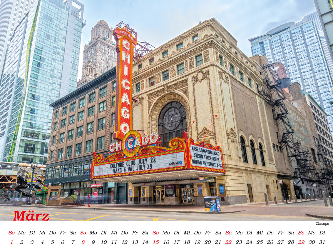 American Cities Kalender 2026
