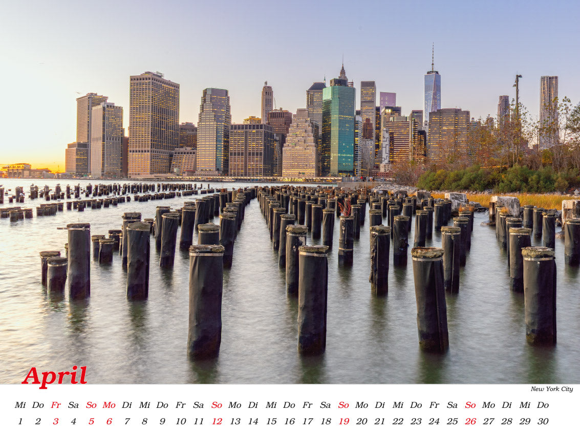 American Cities Kalender 2026