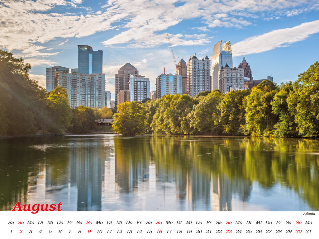 American Cities Kalender 2026