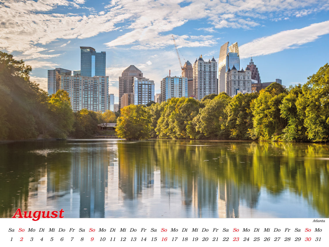 American Cities Kalender 2026