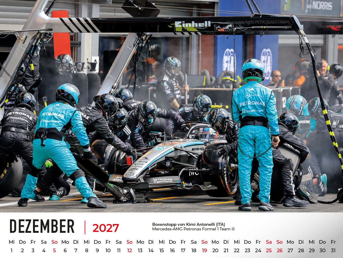 Formel 1 World Championship Kalender 2027