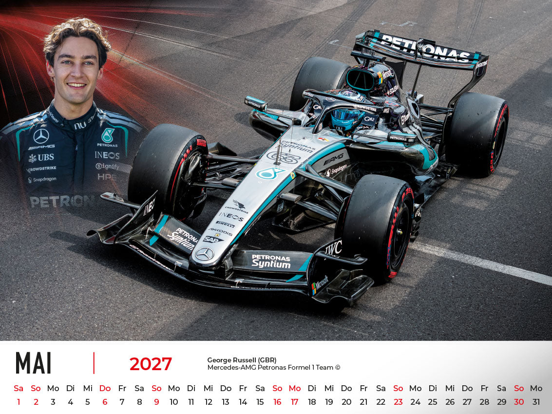 Formel 1 World Championship Kalender 2027