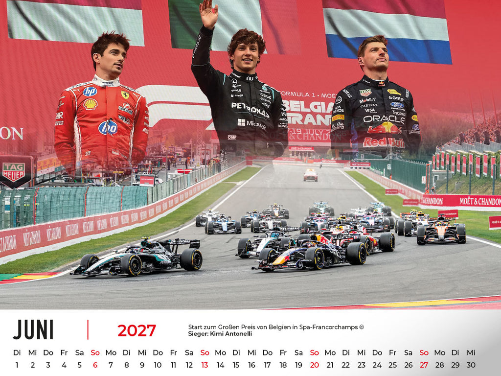 Formel 1 World Championship Kalender 2027