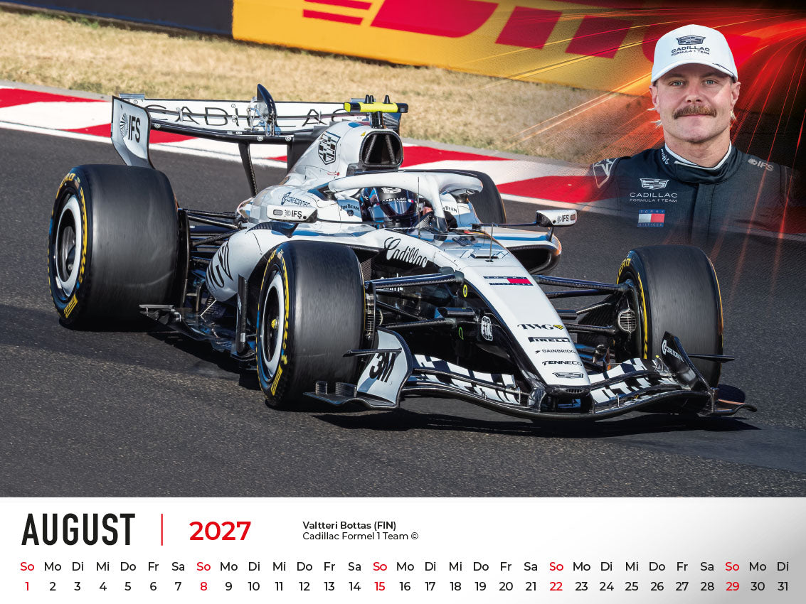 Formel 1 World Championship Kalender 2027
