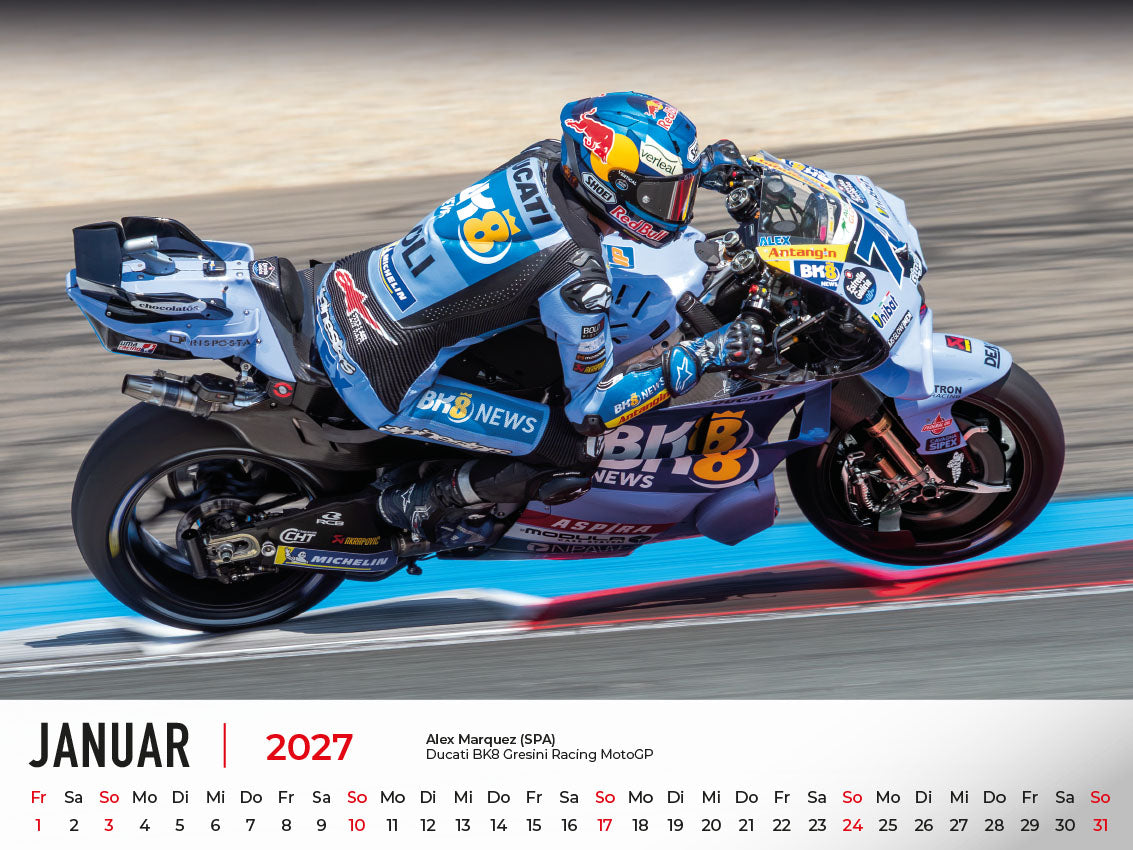 Motorrad Grand Prix Kalender 2027