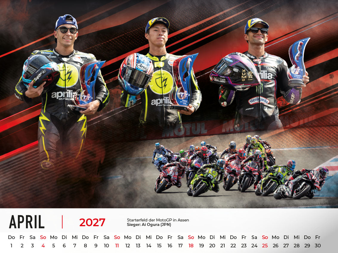 Motorrad Grand Prix Kalender 2027