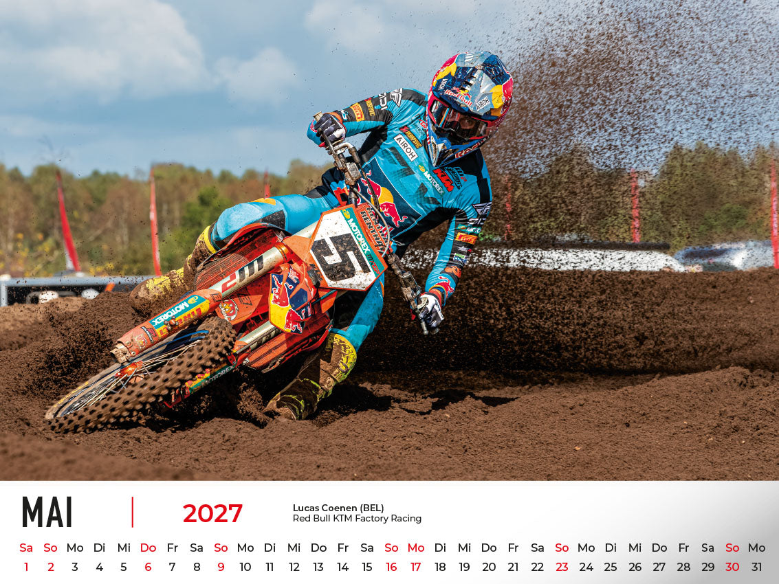 Motocross WM Kalender 2027