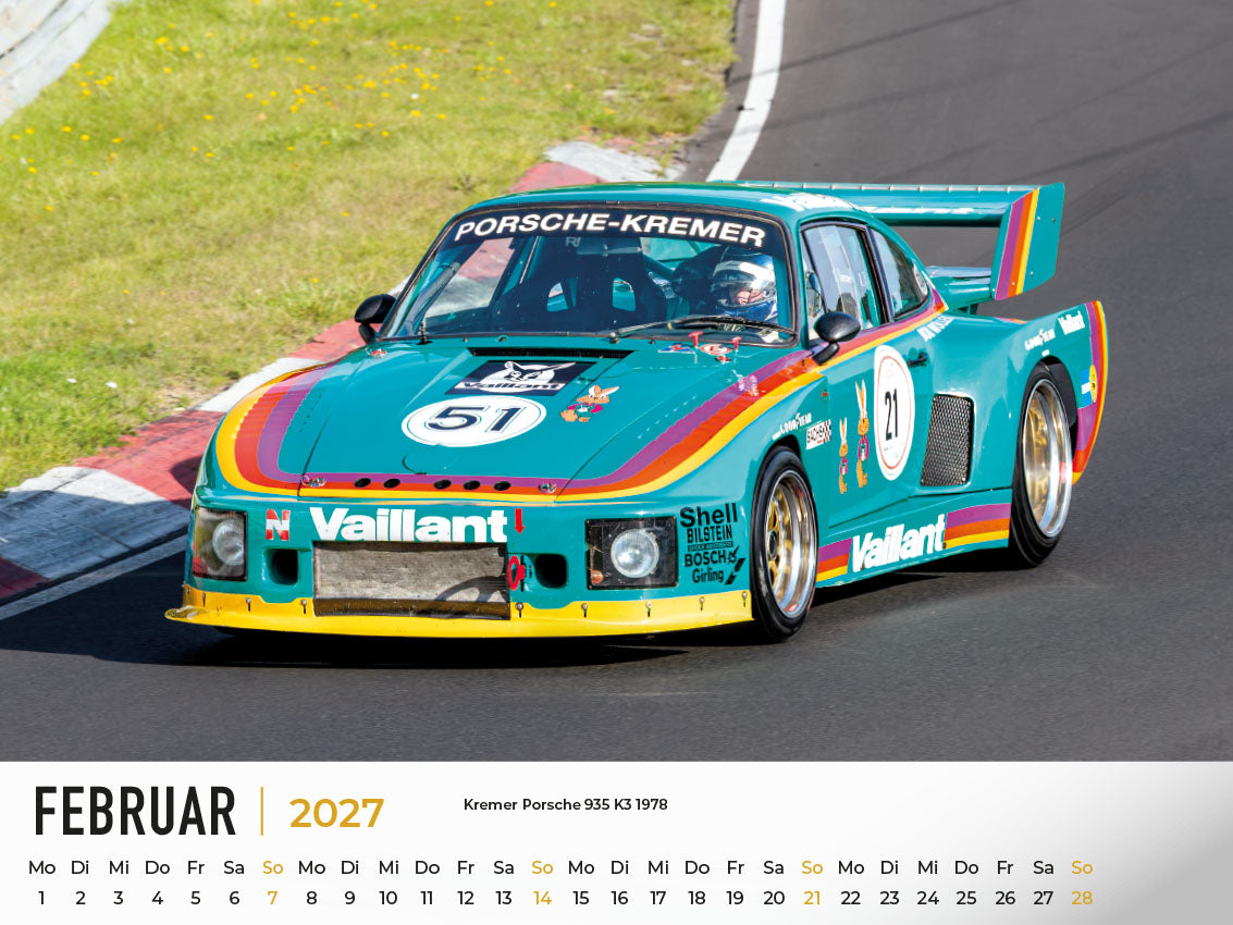 Porsche im Rennsport Kalender 2027