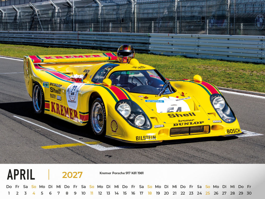Porsche im Rennsport Kalender 2027