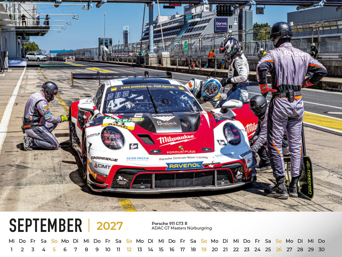 Porsche im Rennsport Kalender 2027