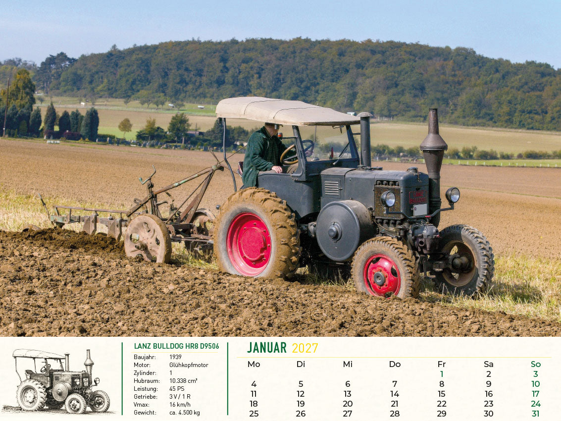 Faszination Schlepper Kalender 2027