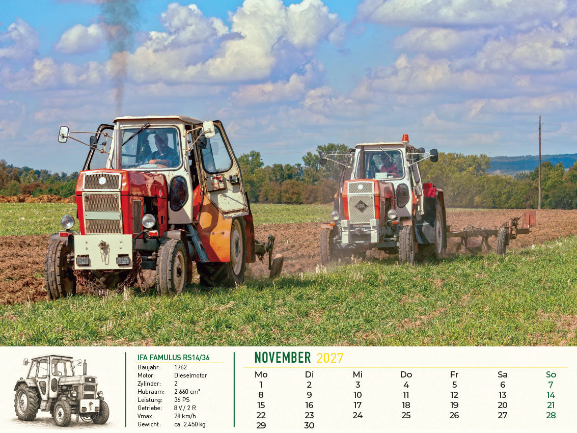 Faszination Schlepper Kalender 2027
