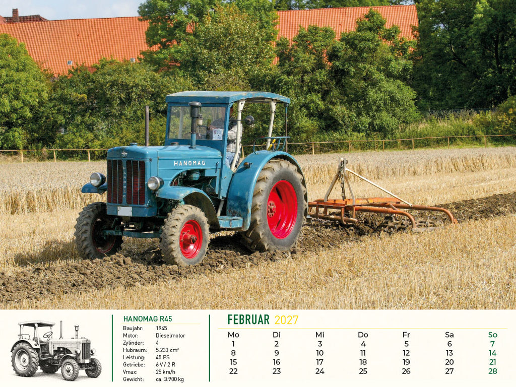 Faszination Schlepper Kalender 2027