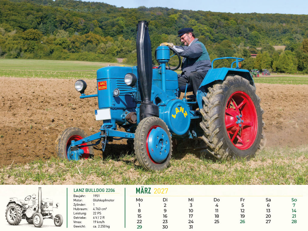 Faszination Schlepper Kalender 2027
