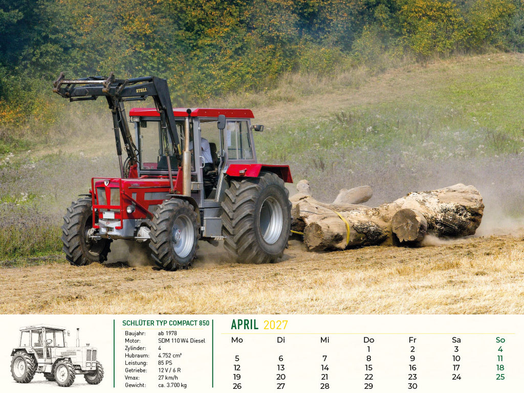 Faszination Schlepper Kalender 2027