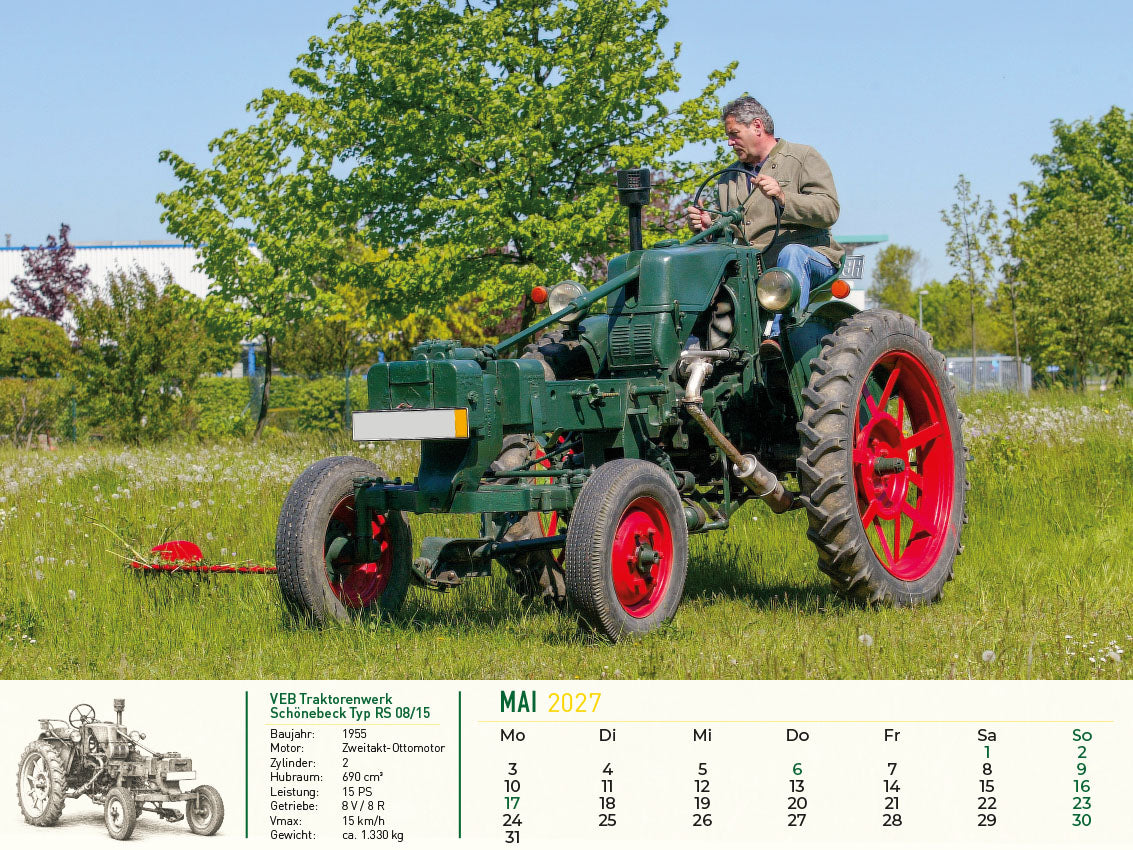 Faszination Schlepper Kalender 2027