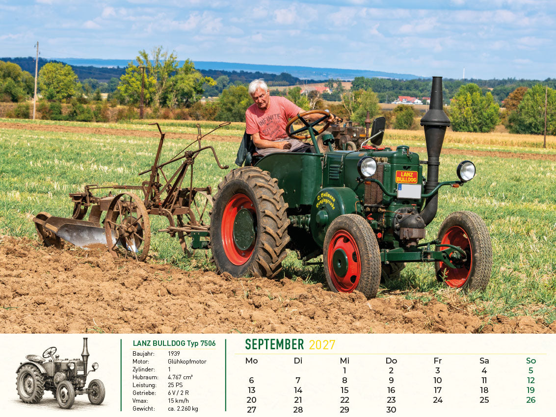 Faszination Schlepper Kalender 2027